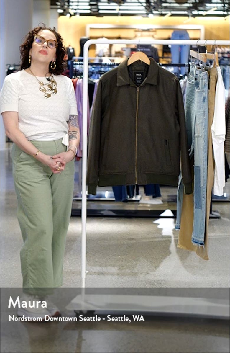 Pisco Wool Blend Zip Jacket, sales video thumbnail