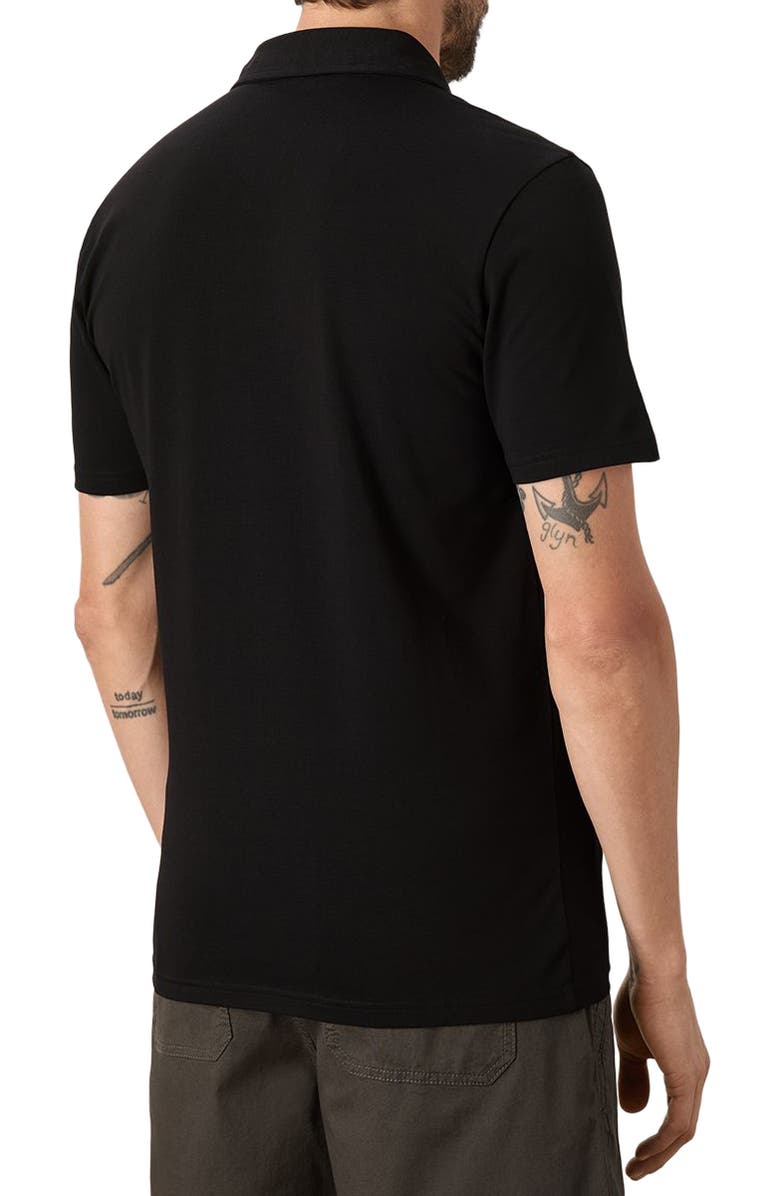 Pact Luxe Essential Slim Polo Made With Organic Cotton, Alternate, color, Black