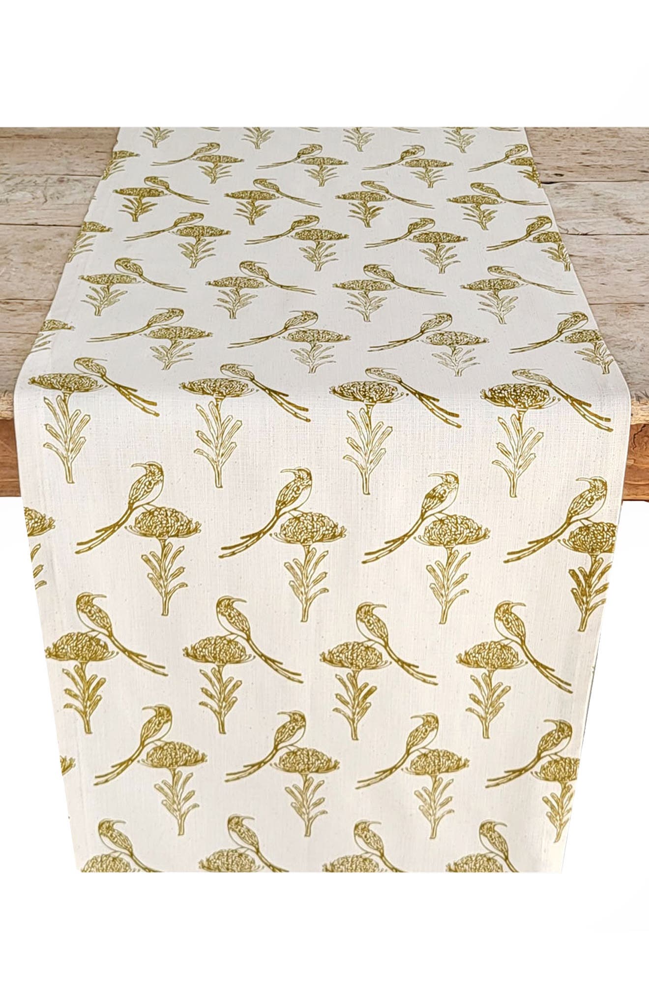 French Home Sugar Bird Table Runner In Multi