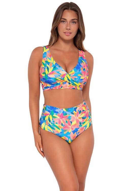 Sunsets Elsie Top In Shoreline Petals