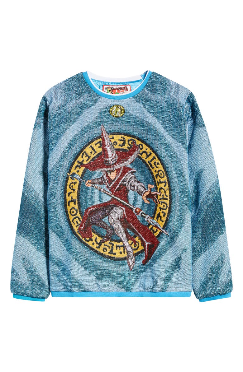 VERYRARE Wizard Jacquard Sweatshirt, Alternate, color, Blue