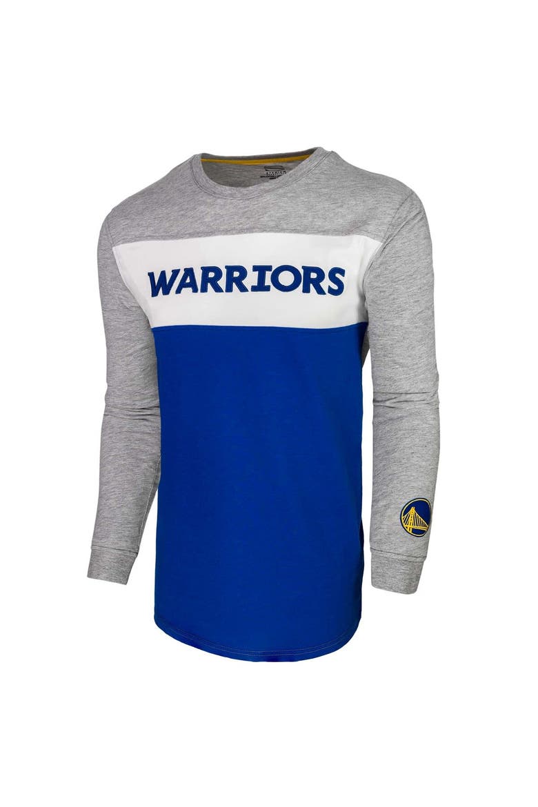 Unisex Heather Gray Golden State Warriors Loge Long Sleeve T-Shirt, Alternate, color, Heather Gray