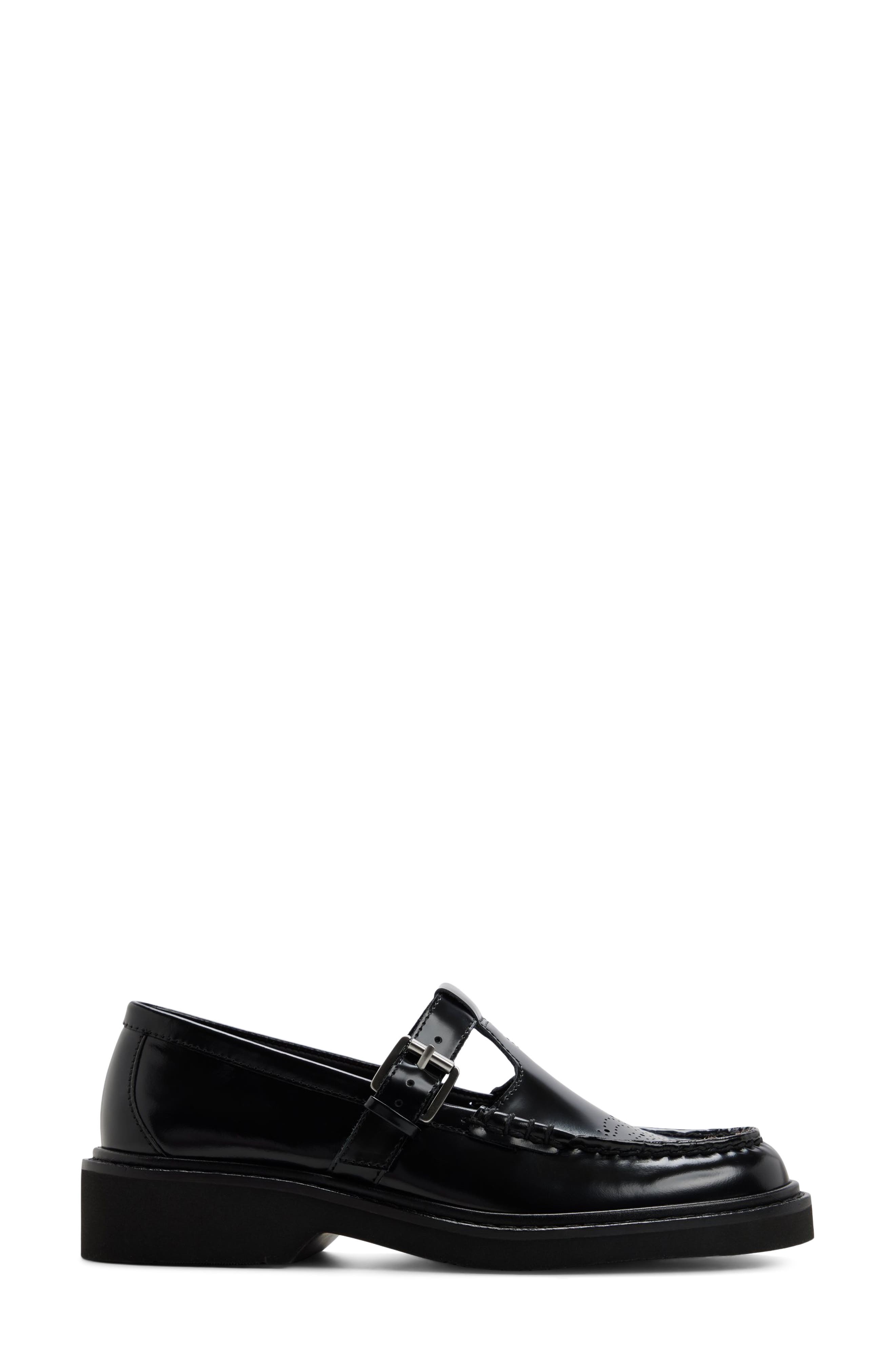 G.H.BASS Romy Buckle T-Strap Loafer, Alternate, color, 