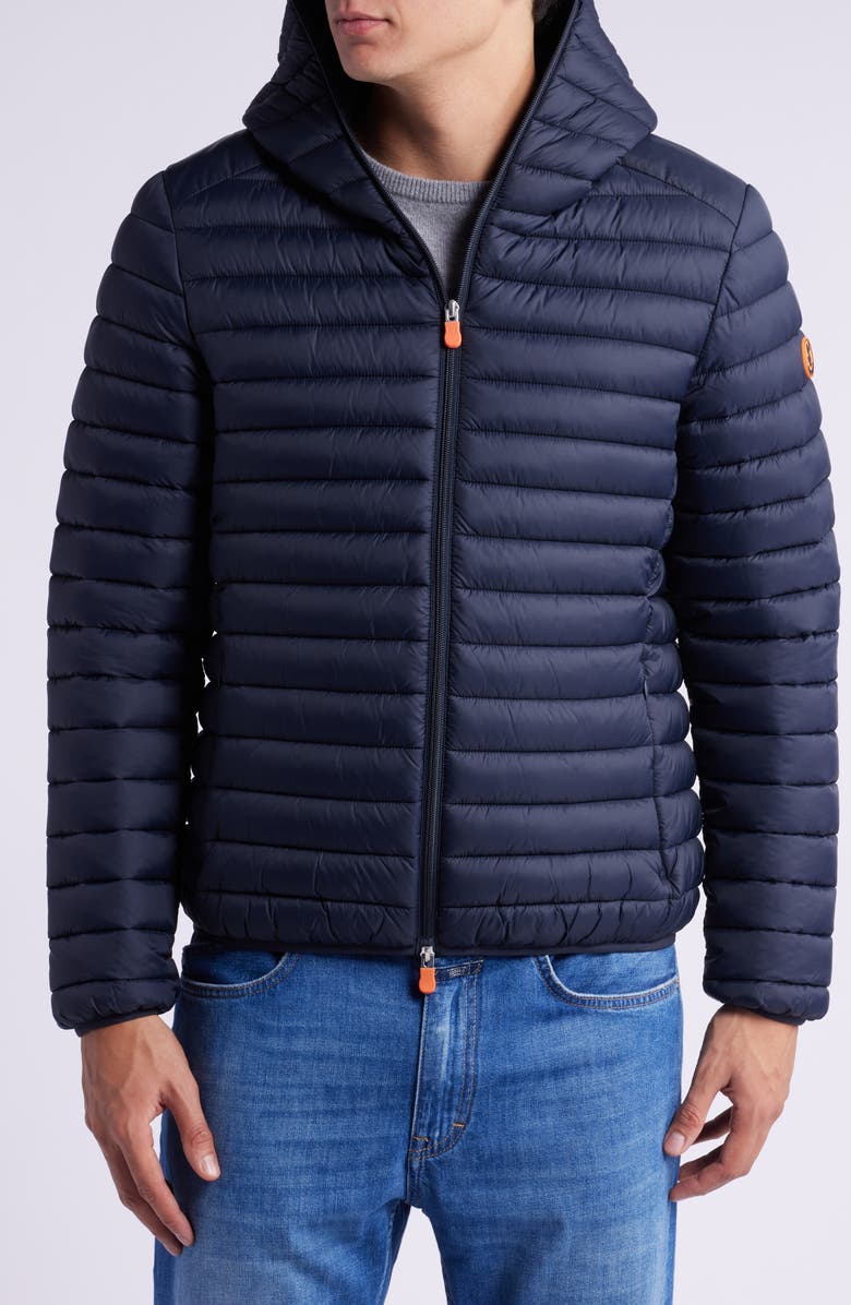 Save The Duck Donald Quilted Hooded Water Resistant Puffer Jacket, Alternate, color, 