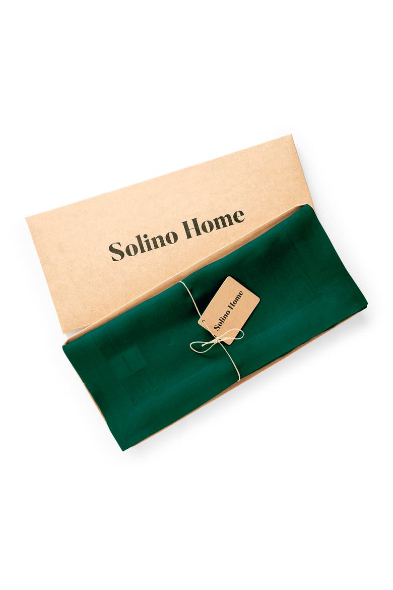 Linen Table Runner - Sonoma, Alternate, color, Green