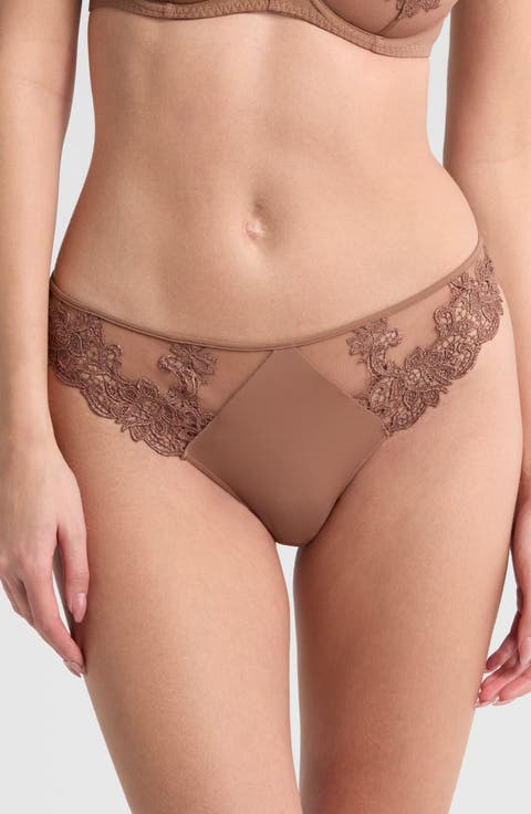 Saga Lace Trim Thong