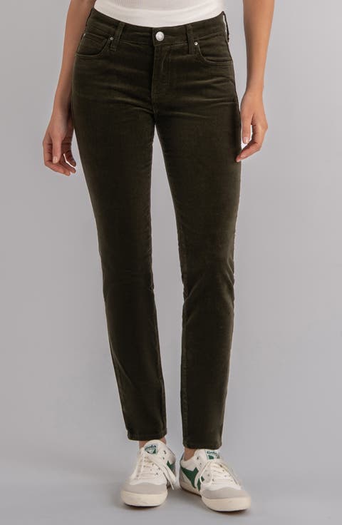 Diana Stretch Corduroy Skinny Pants (Regular & Petite)