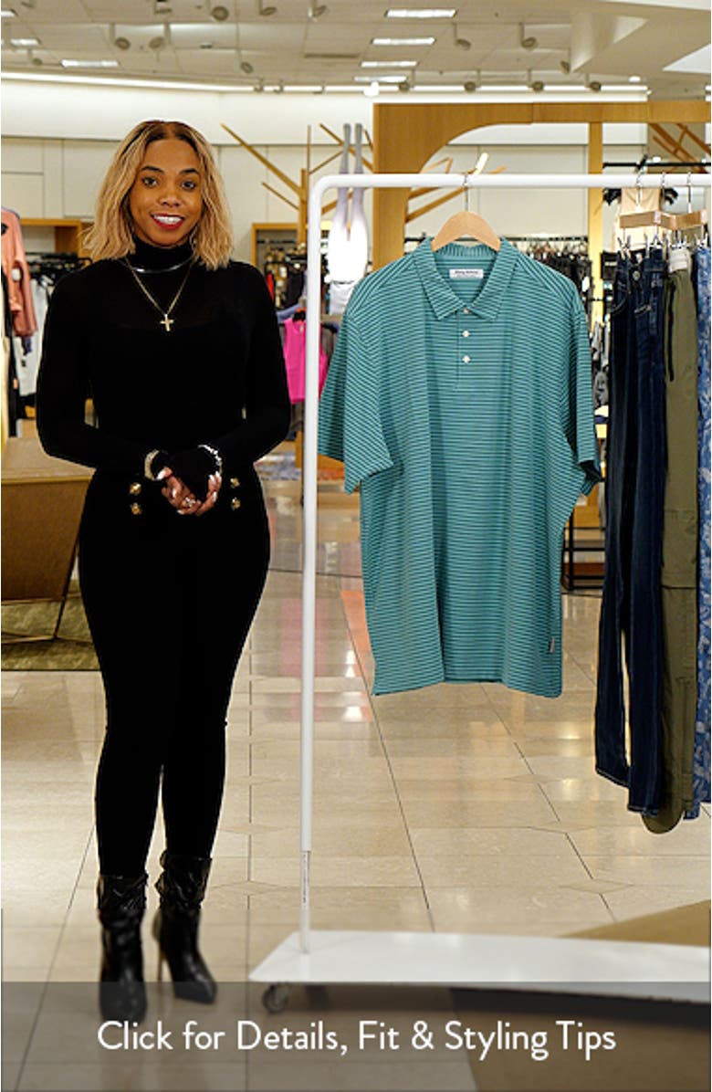 Bahama Coast Fades Away Stripe IslandZone<sup>®</sup> Polo, sales video thumbnail