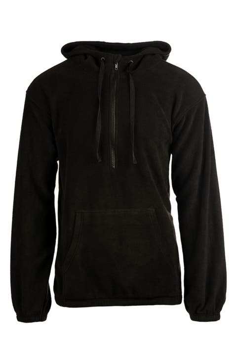 Polar Fleece Quarter Zip Hoodie
