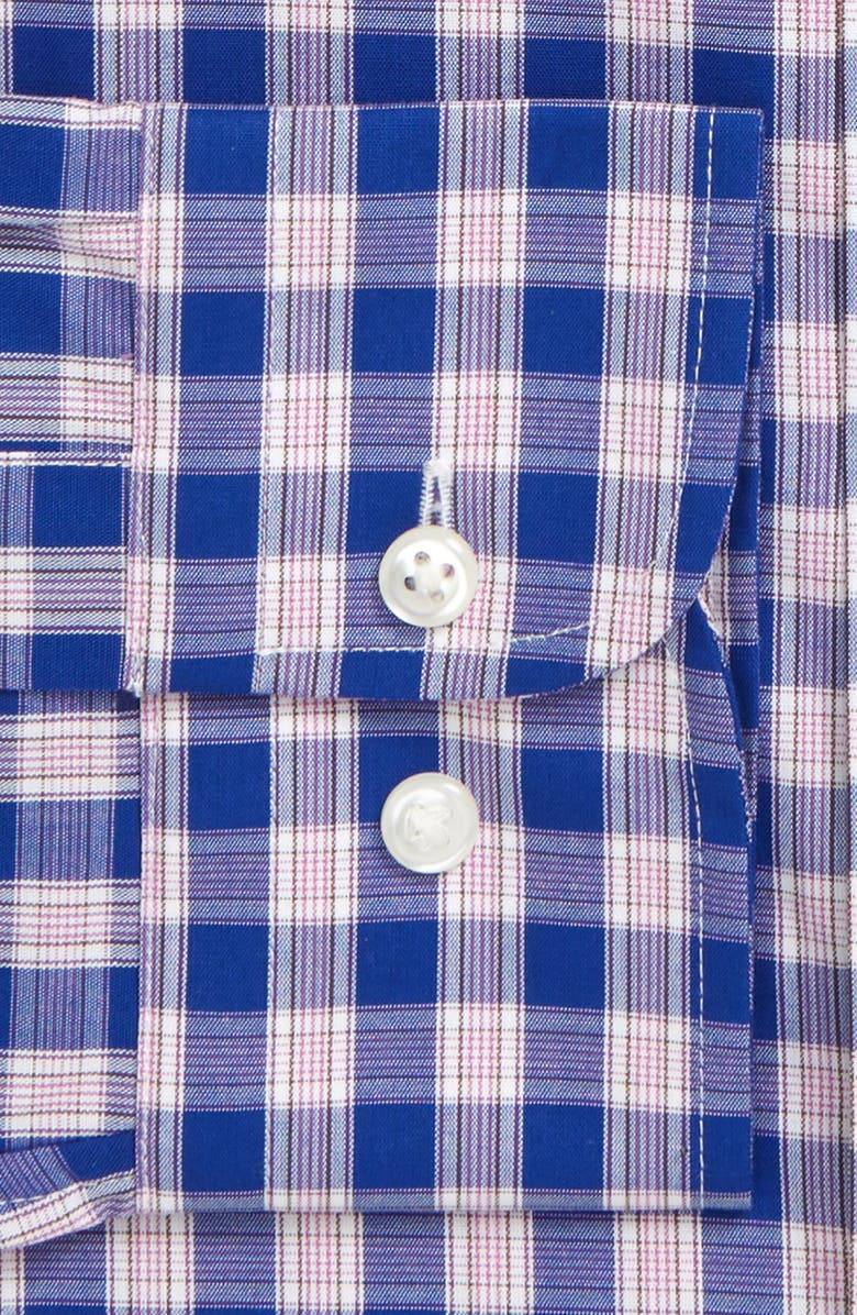 NORDSTROM MEN'S SHOP Traditional Fit Non-Iron Check Dress Shirt, Alternate, color, 