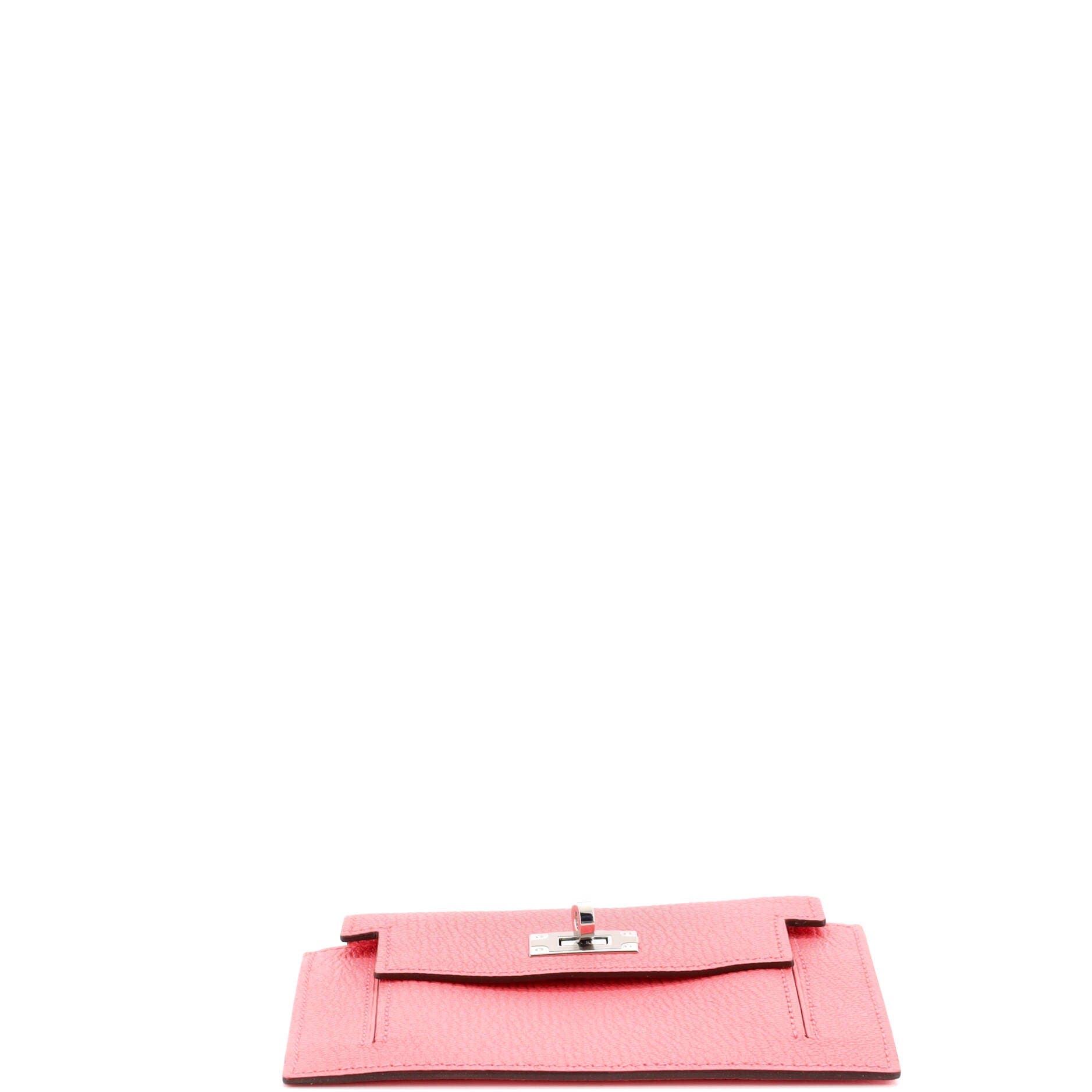 Kelly Pocket Compact Wallet Chevre Mysore, Alternate, color, Rose Azalee