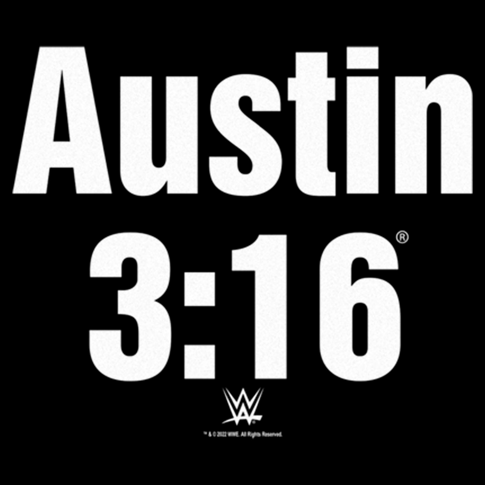 WWE Men's WWE Stone Cold Steve Austin 316 White Logo T-Shirt (Men ...