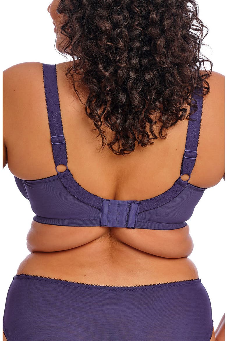 Himari Full Figure Underwire Plunge Bra, Alternate, color, MIDNIGHT