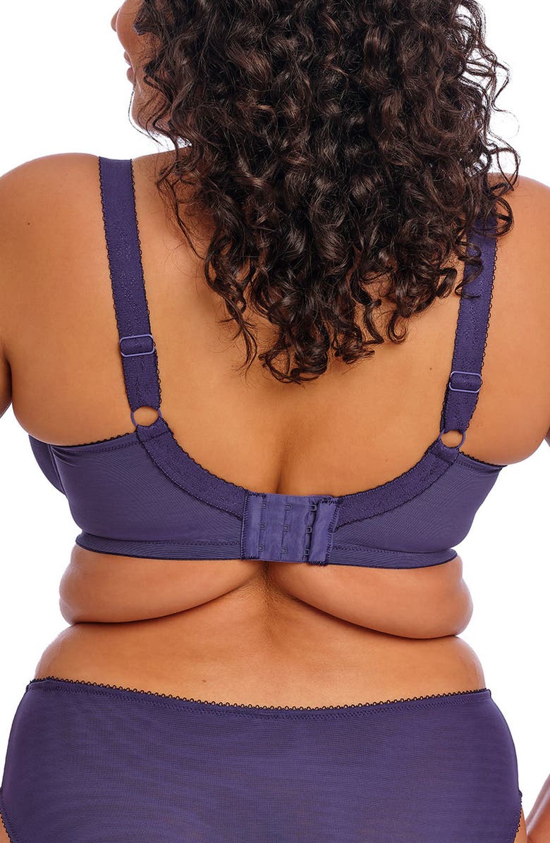 Elomi Himari Full Figure Underwire Plunge Bra, Alternate, color, Midnight