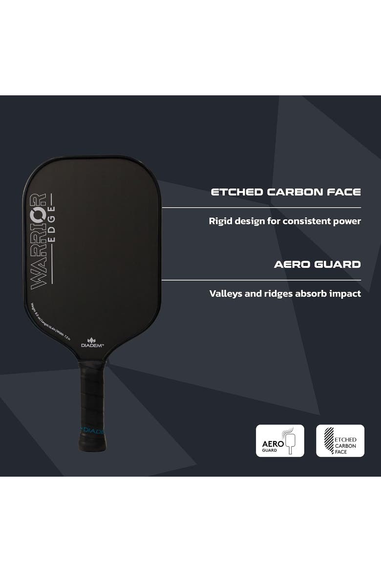 Warrior Edge Pickleball Paddle, Alternate, color, Black