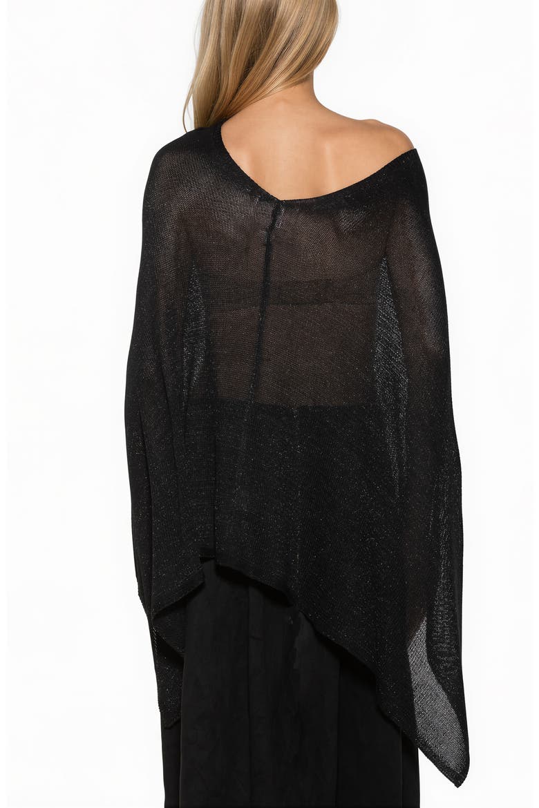 Ardis Boatneck Knit Draped Top, Alternate, color, BLACK