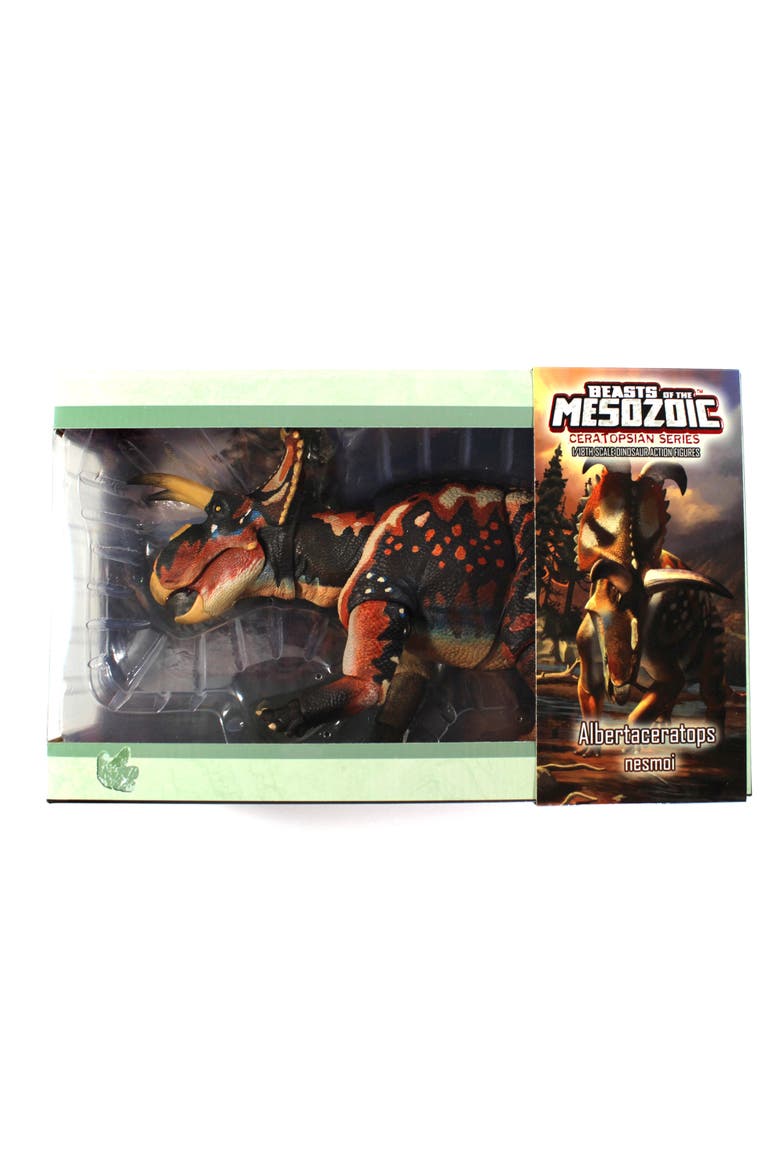 Albertaceratops Nesmoi 1/18th Scale Dinosaur Figure, Alternate, color, Multicolored