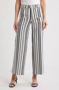 FRAME Le Slim Palazzo Patch Pocket High Waist Wide Leg Jeans
