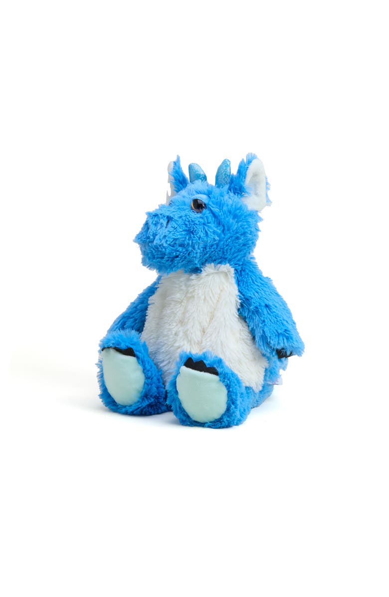 Warmies Dragon Plush Toy, Main, color, Bright Blue