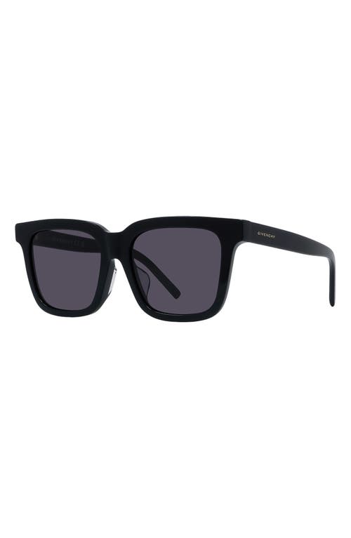 Givenchy Gv Day 53mm Rectangular Sunglasses In Black