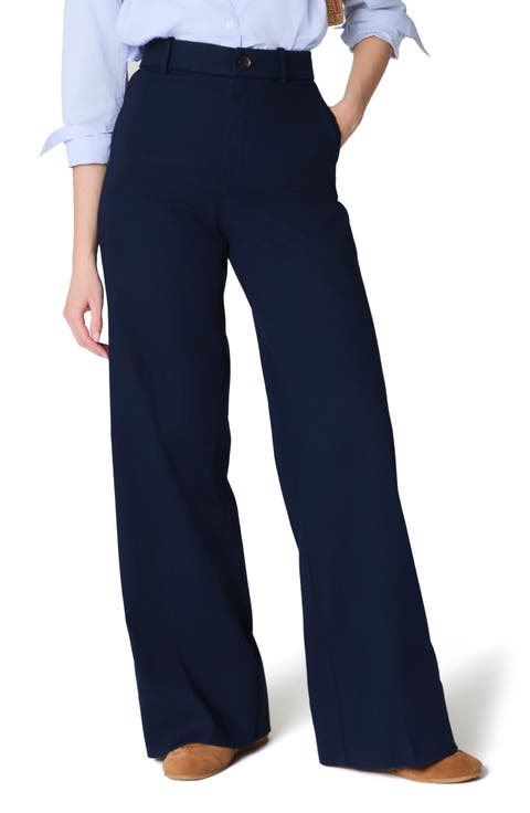 SPANXsupersmooth™ Stretch Twill Wide Leg Pant (Regular, Petite, Plus & Tall)