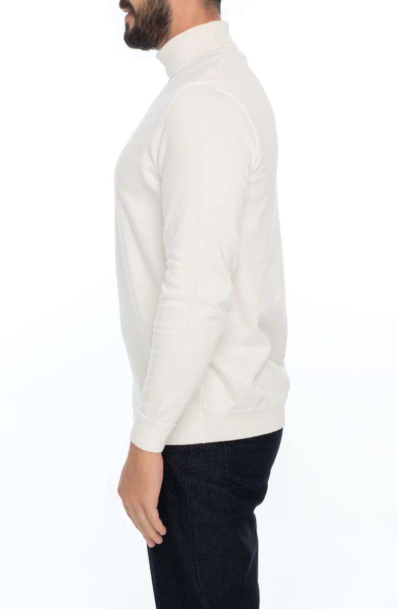 VELLAPAIS Portland Turtleneck Sweater, Alternate, color, Light Beige