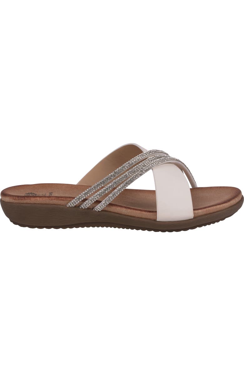 GC SHOES Iris Comfort Wedge Sandal, Alternate, color, White