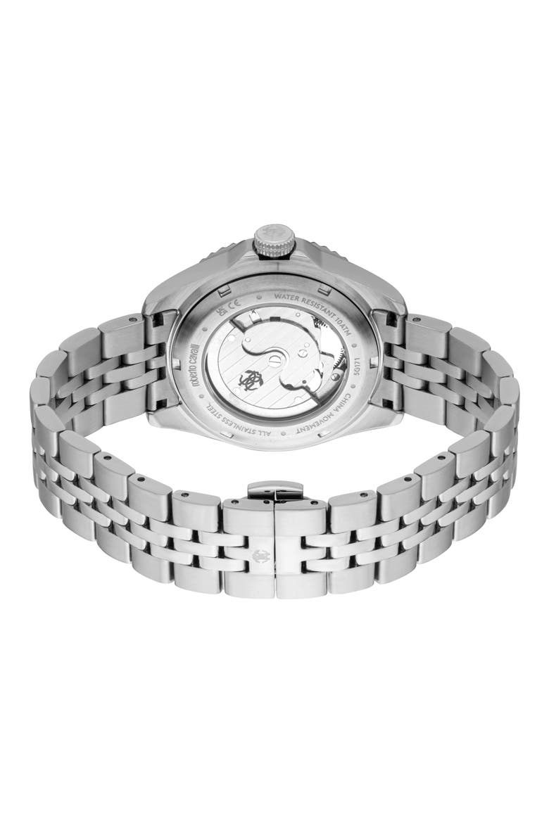 Vigore Bracelet Watch, 40mm, Main, color, BLACK/ SILVER/ BLUE