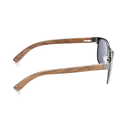 Earth Wood Reine Polarized Sunglasses In Gray