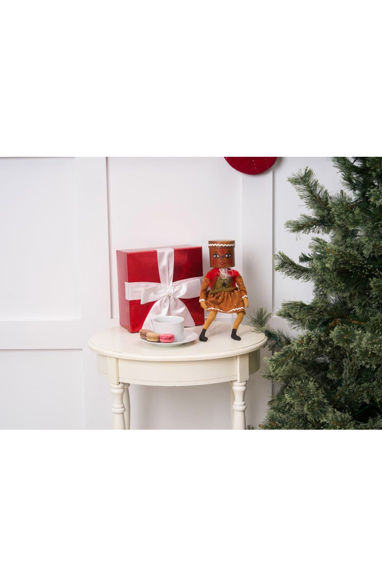Gallerie II Gretta Gingerbread Doll, Alternate, color, Red