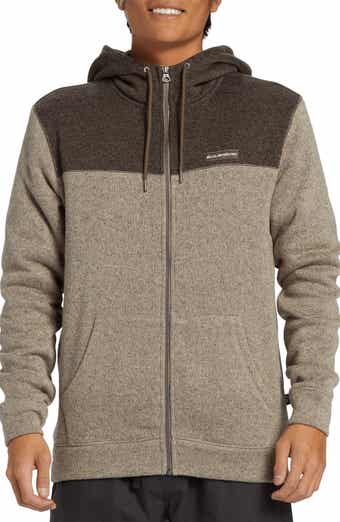 Quiksilver Keller Colorblock Fleece Lined Zip Hoodie