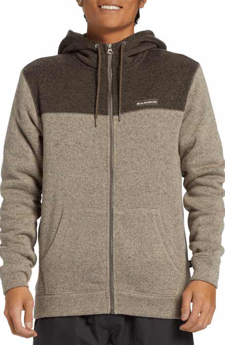Quiksilver Keller Colorblock Fleece Lined Zip Hoodie