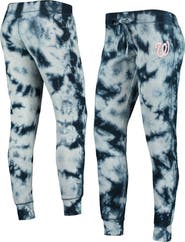 New Era Women's New Era Navy Washington Nationals Tie-Dye Jogger Pants