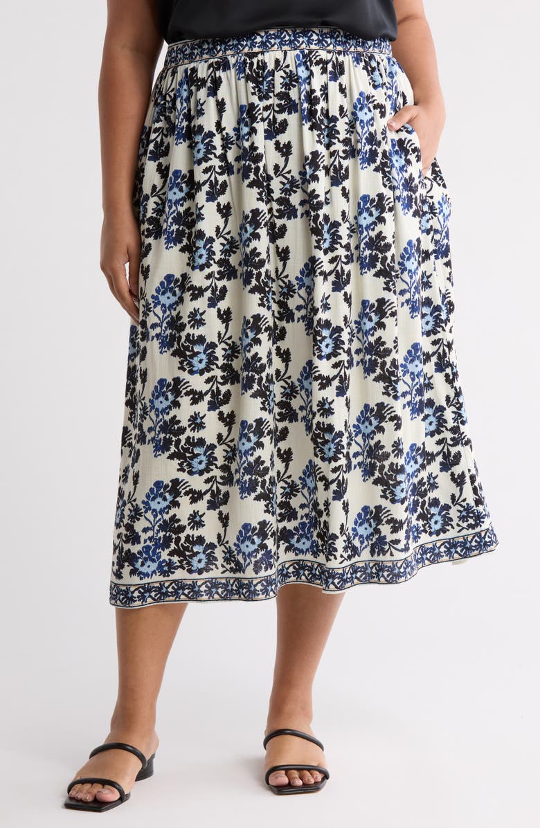 MAX STUDIO Pocket Pull-On Skirt, Main, color,