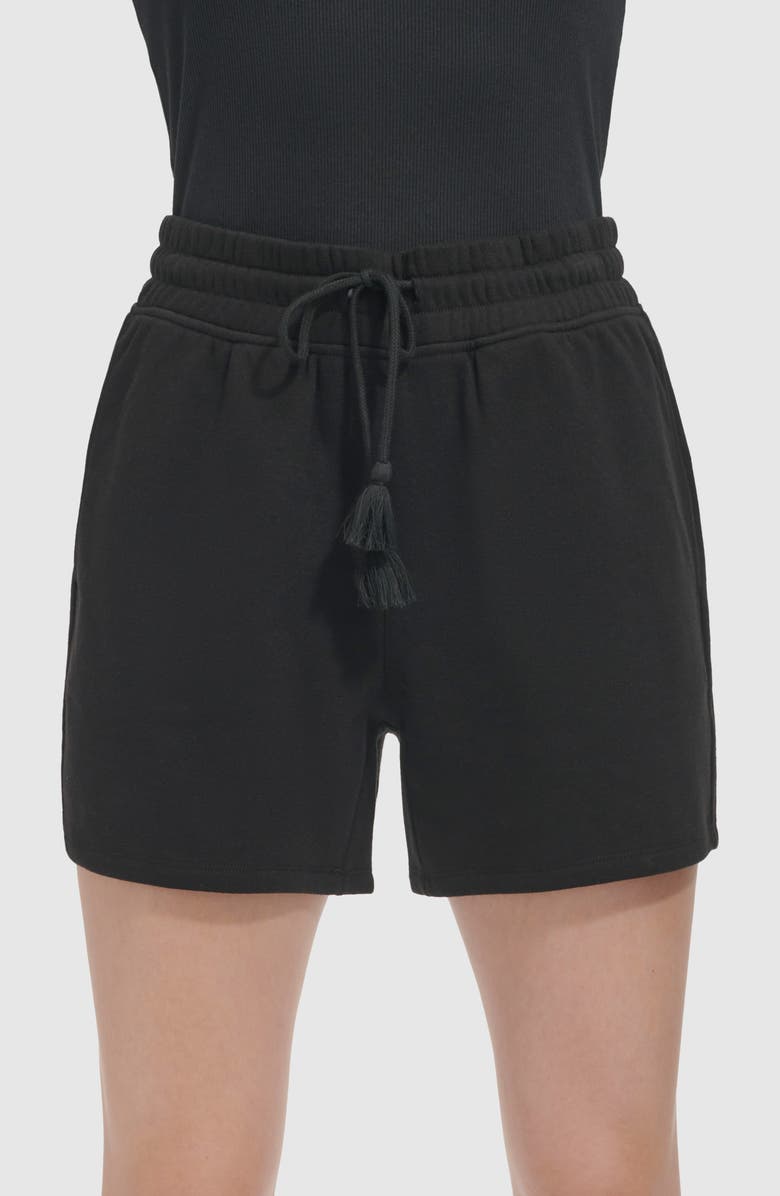 Andrew Marc Sport French Terry Pull-On Shorts, Alternate, color,