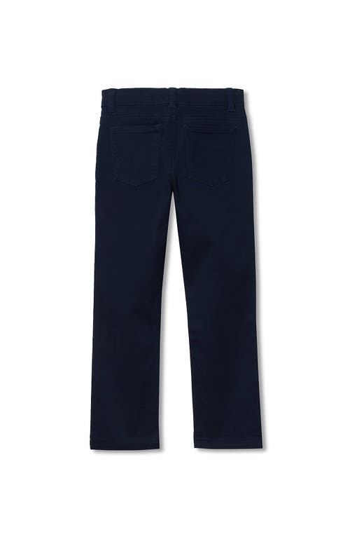 Lands' End Boys Iron Knee Twill 5 Pocket Pants In Blue