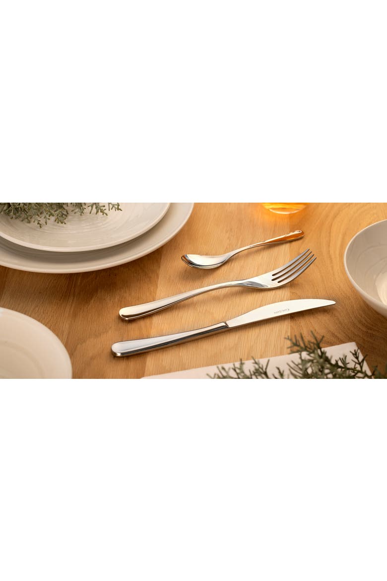 Eole 5 Piece Place Setting, Alternate, color, STAINLESS STEEL