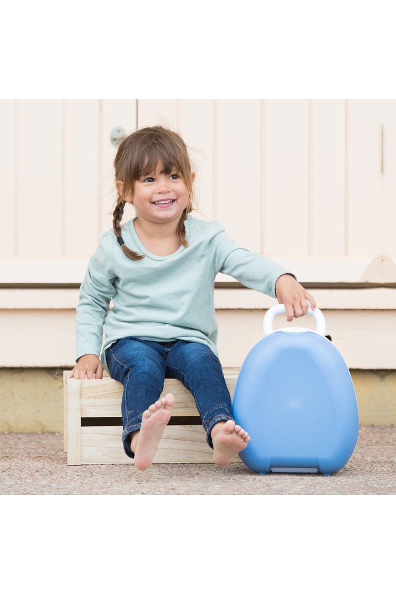 Travel Potty, Trainer Seat & Step Stool, Alternate, color, Ocean Blue
