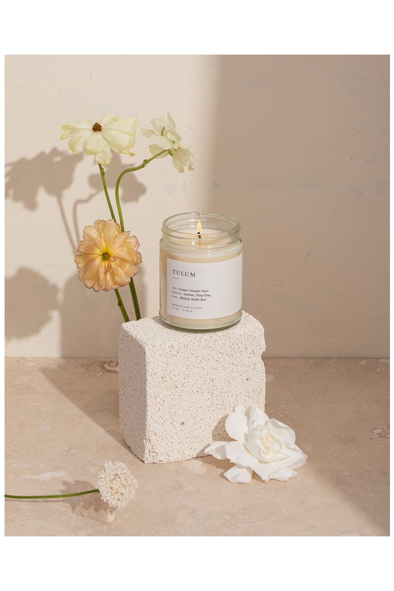 Tulum Jar Candle, Alternate, color, WHITE