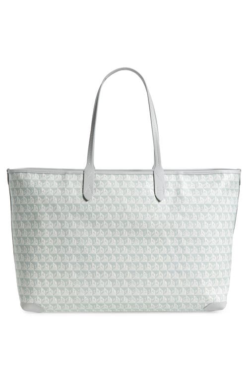 Anya Hindmarch Small I Am A Plastic Bag Wink Tote Bag In Frost