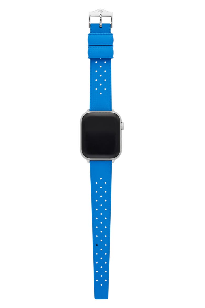 Tropic Rubber Apple Watch® Watchband, Alternate, color, BLUE