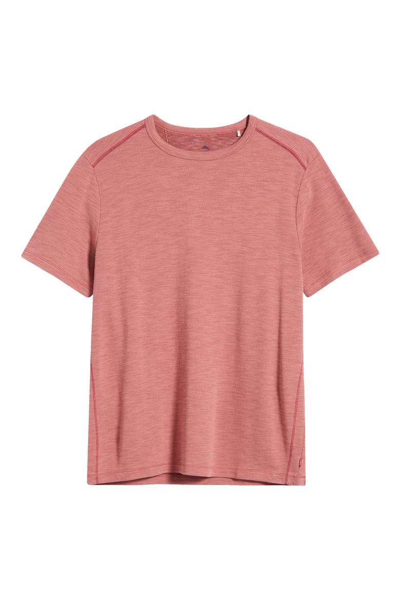 Sand Wave Slub Cotton Blend T-Shirt, Alternate, color, COSMOPOLITAN