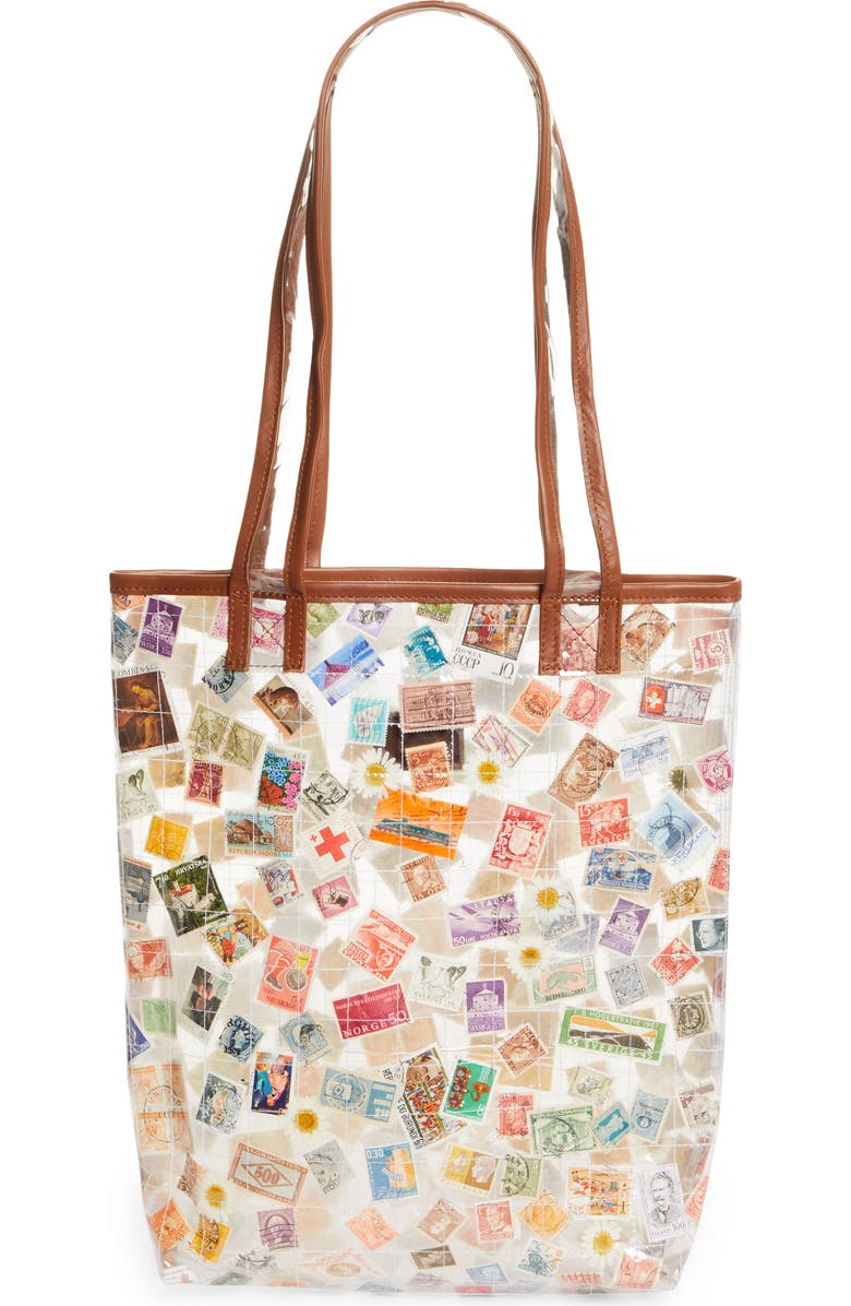 Dauphinette Stamp Tote, Main, color,