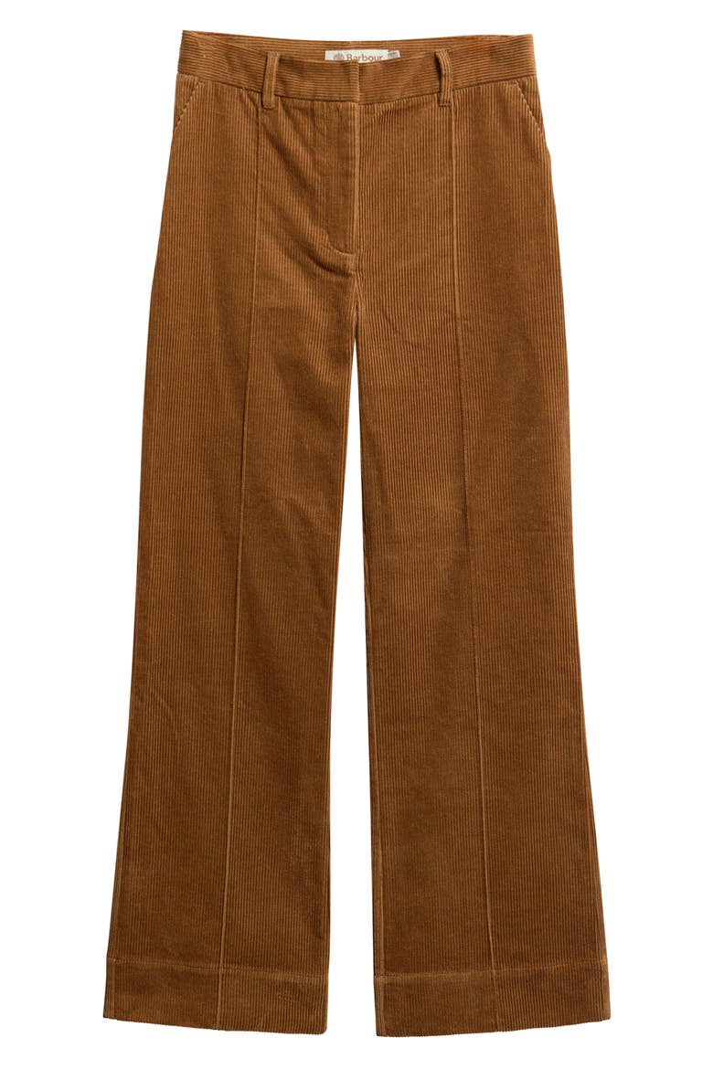 Emmy Wide Leg Corduroy Trousers, Alternate, color, TAN