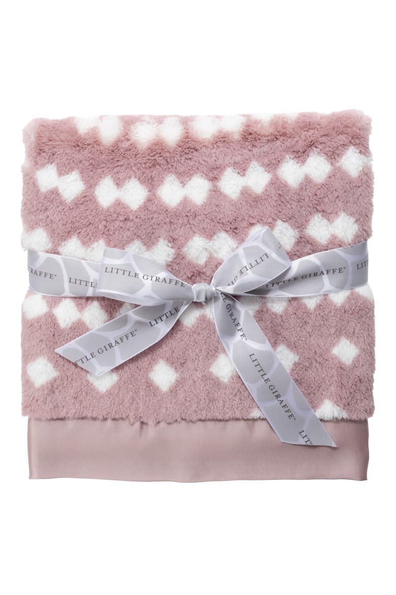 String of Pearls Luxe Baby Blanket, Main, color, DUSTY PINK