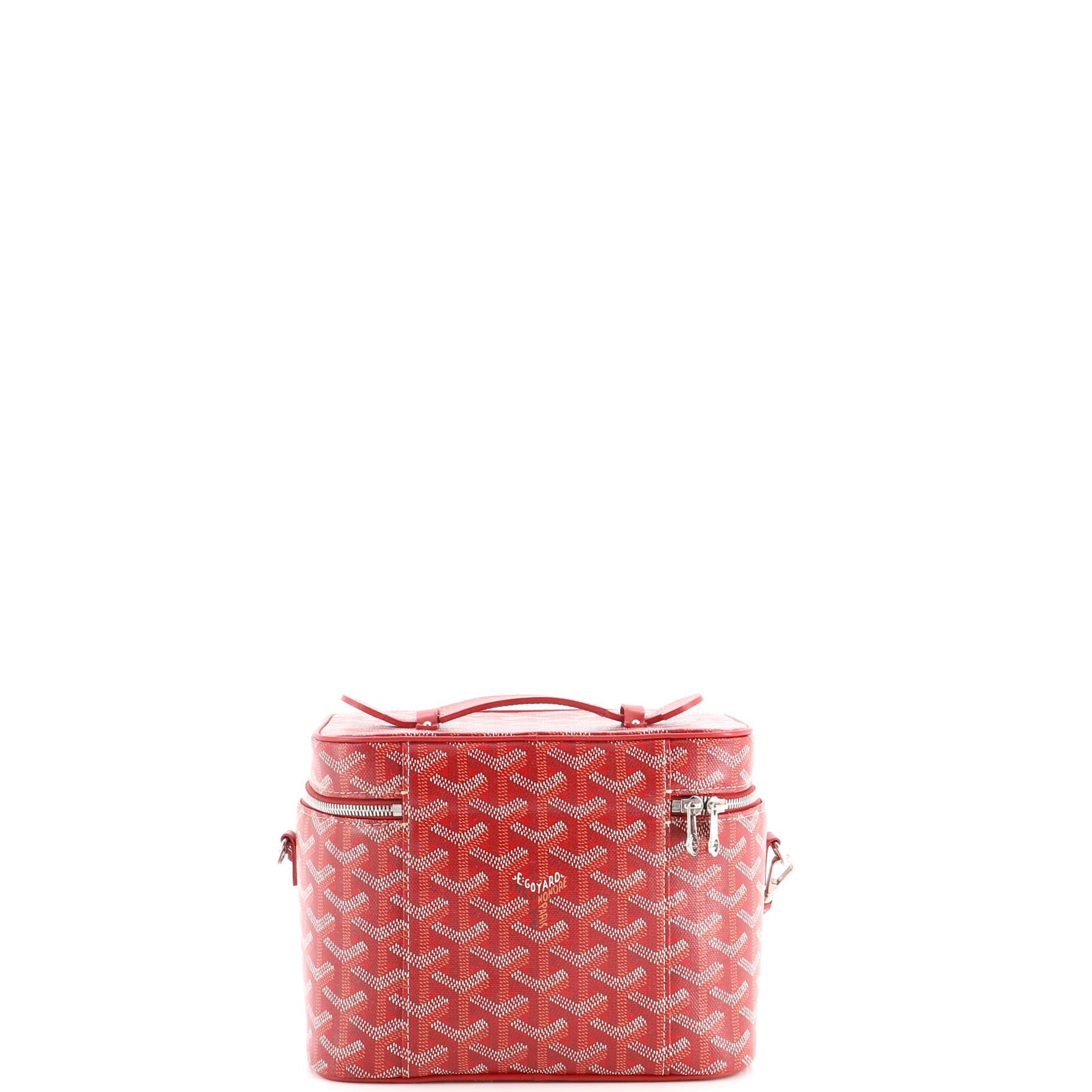 Muse Vanity Case Coated Canvas Mini, Alternate, color, Red