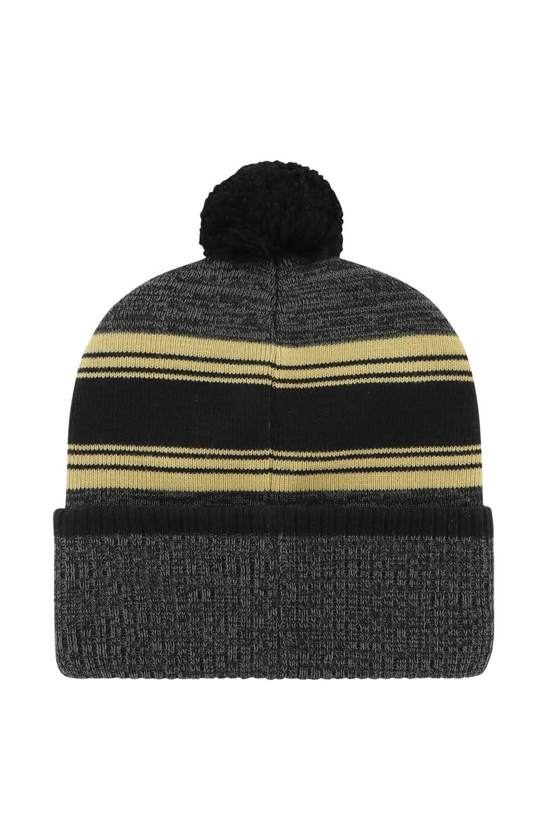 '47 Men's '47 Black New Orleans Saints Fadeout Cuffed Knit Hat with Pom, Alternate, color, Black