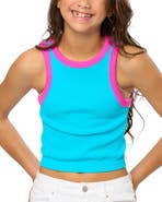 Malibu Sugar Contrast trim sleeveless top