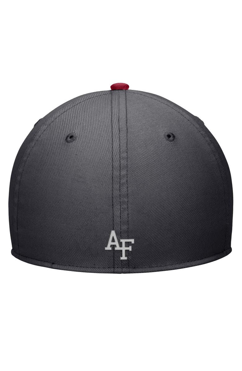 Nike Men's Nike Anthracite Air Force Falcons Rivalry Swoosh Flex Hat, Alternate, color, 