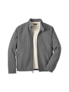 Paul Fredrick Wool Blend Bomber Jacket
